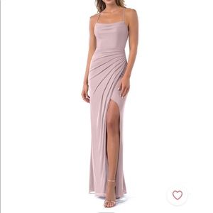 NWT Azazie Kalea dress in vintage mauve